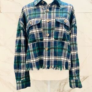 Women's Plaid Utility Jacket